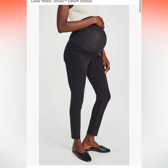 Madewell Over-The-Belly Maternity Skinny - Picture 2 of 11